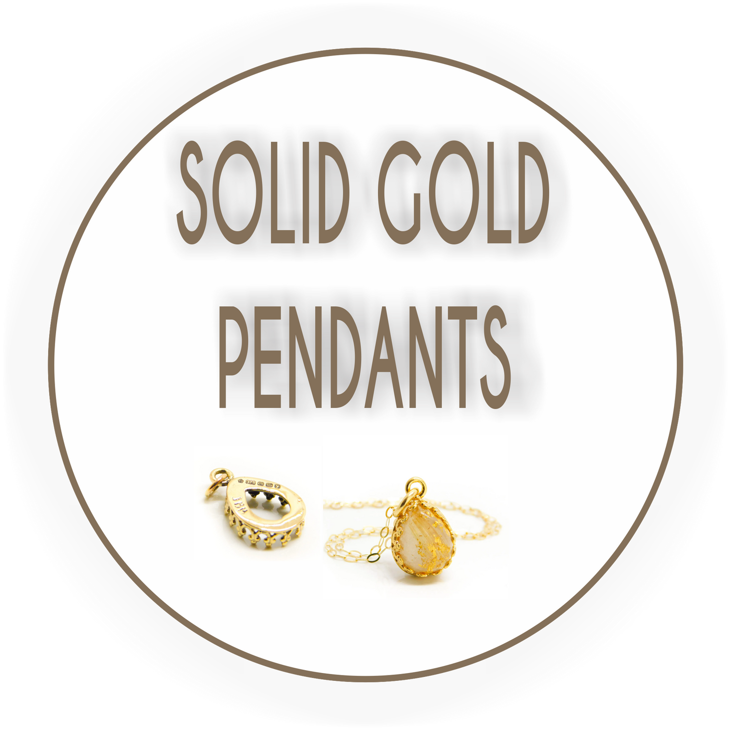 SOLID GOLD PENDANTS