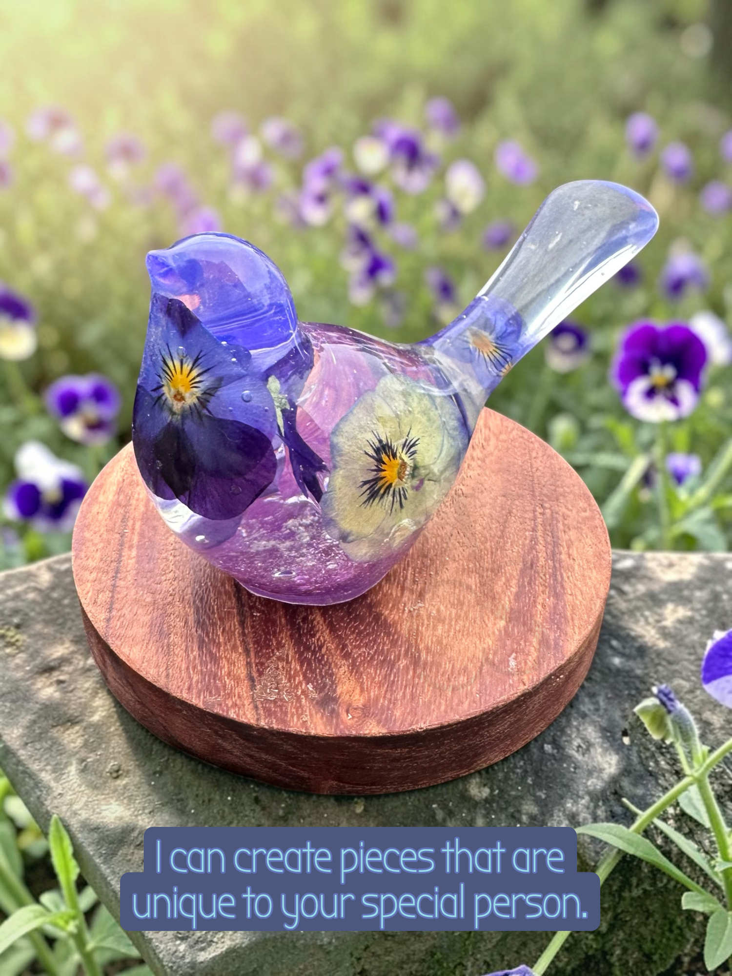Resin Memorial Birds
