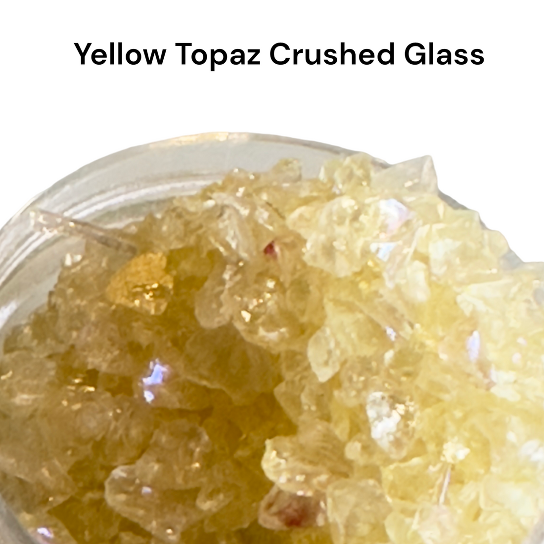 Yellow Topaz Crushed Glass