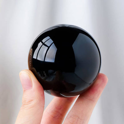 Black Obsidian Sphere