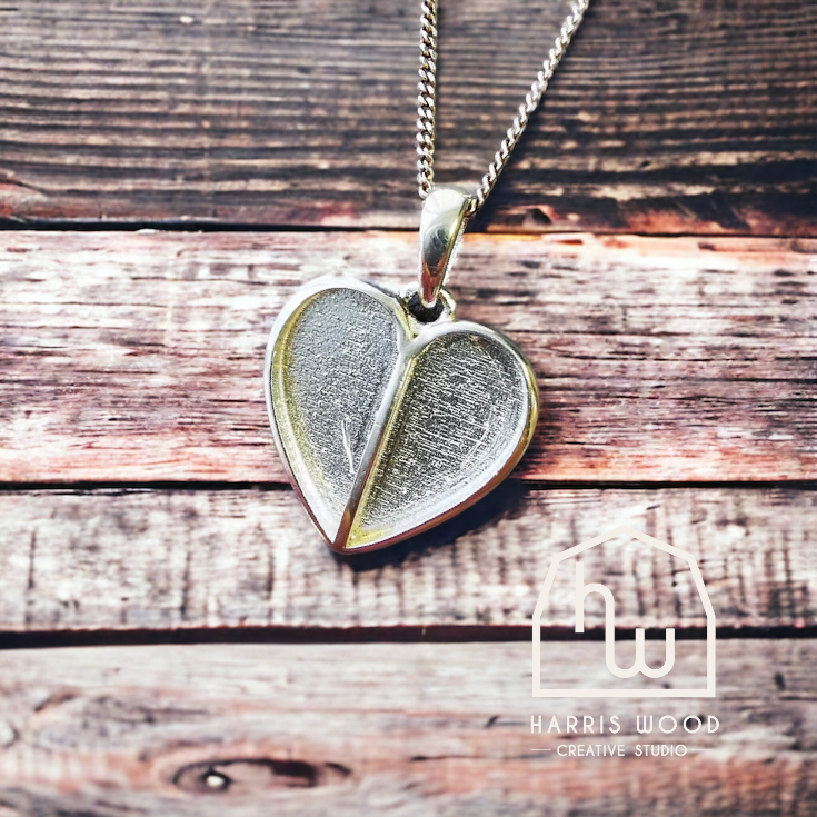 PART OF MY HEART PENDANT - SOLID 925 SILVER