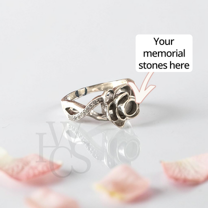 🏷️ EOL – Rose CZ Ring – Solid 925 Silver