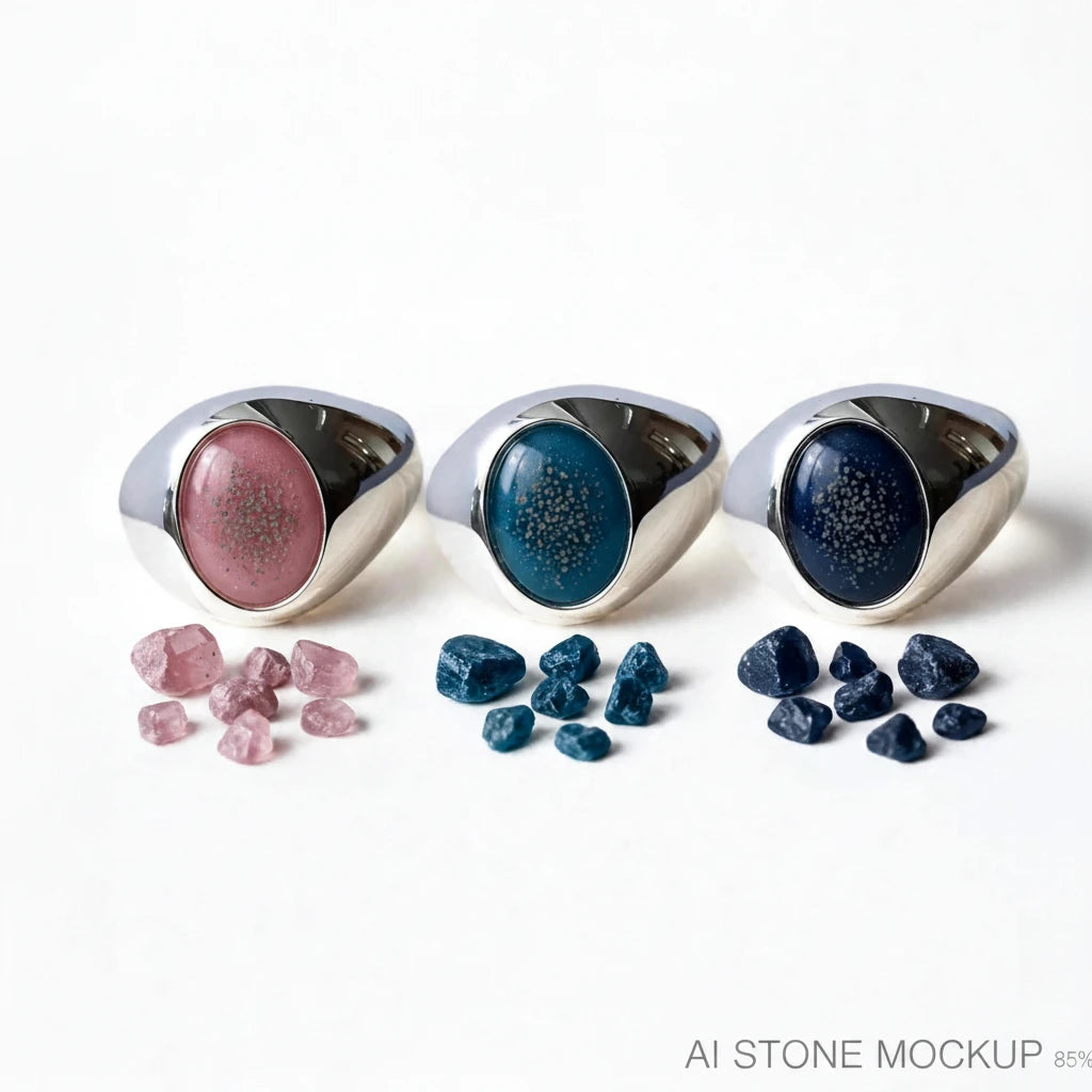 💙 Calyssa Signet Ring - SOLID SILVER