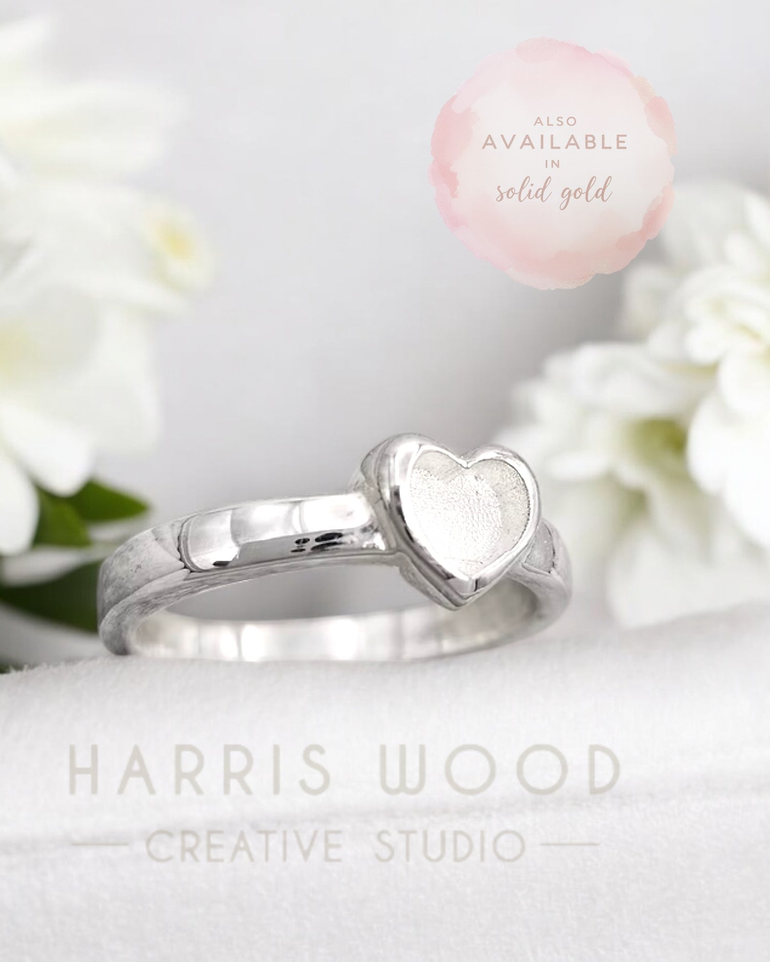 Heart Song 2 Ring  - SOLID SILVER