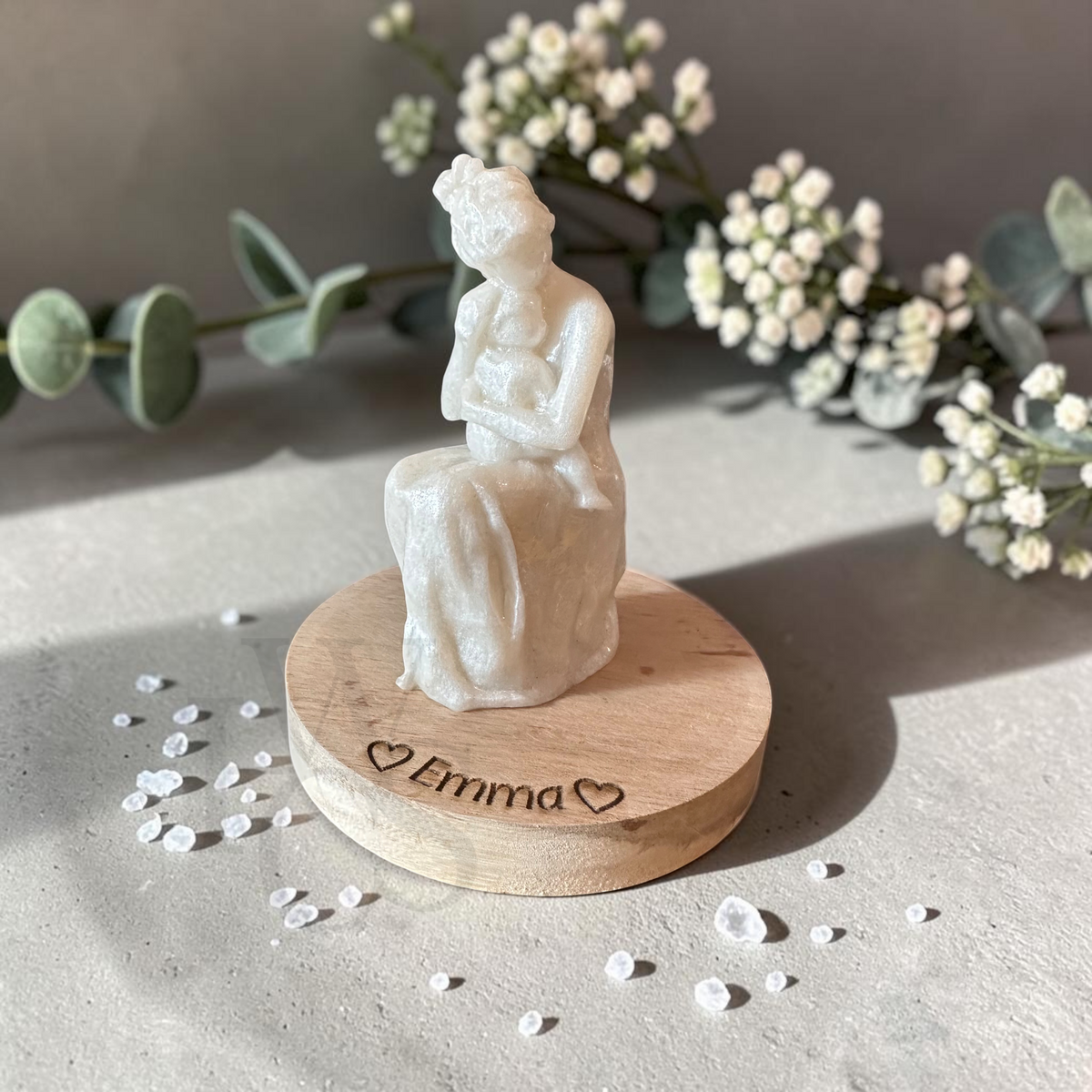 Breastmilk Resin Mother &amp; Child Statue