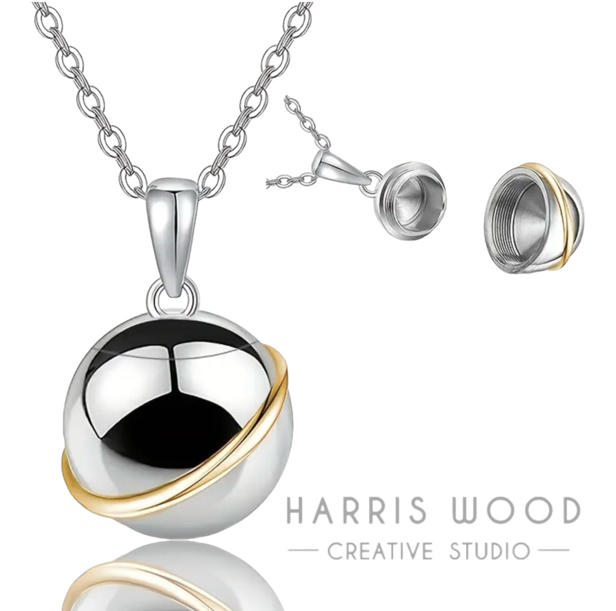 🫶🏻Orbiting Planet Pendant and Chain