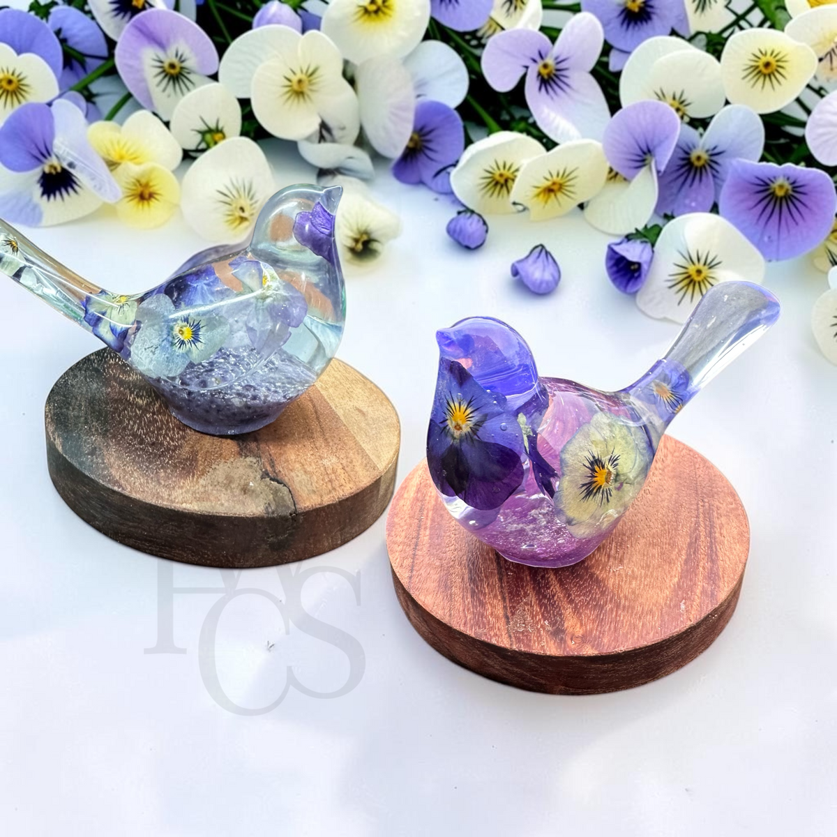 Resin Memorial Birds