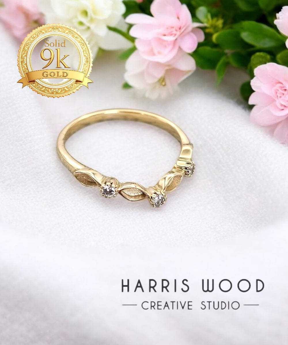 Timeless CZ Ring - 9ct Solid Gold