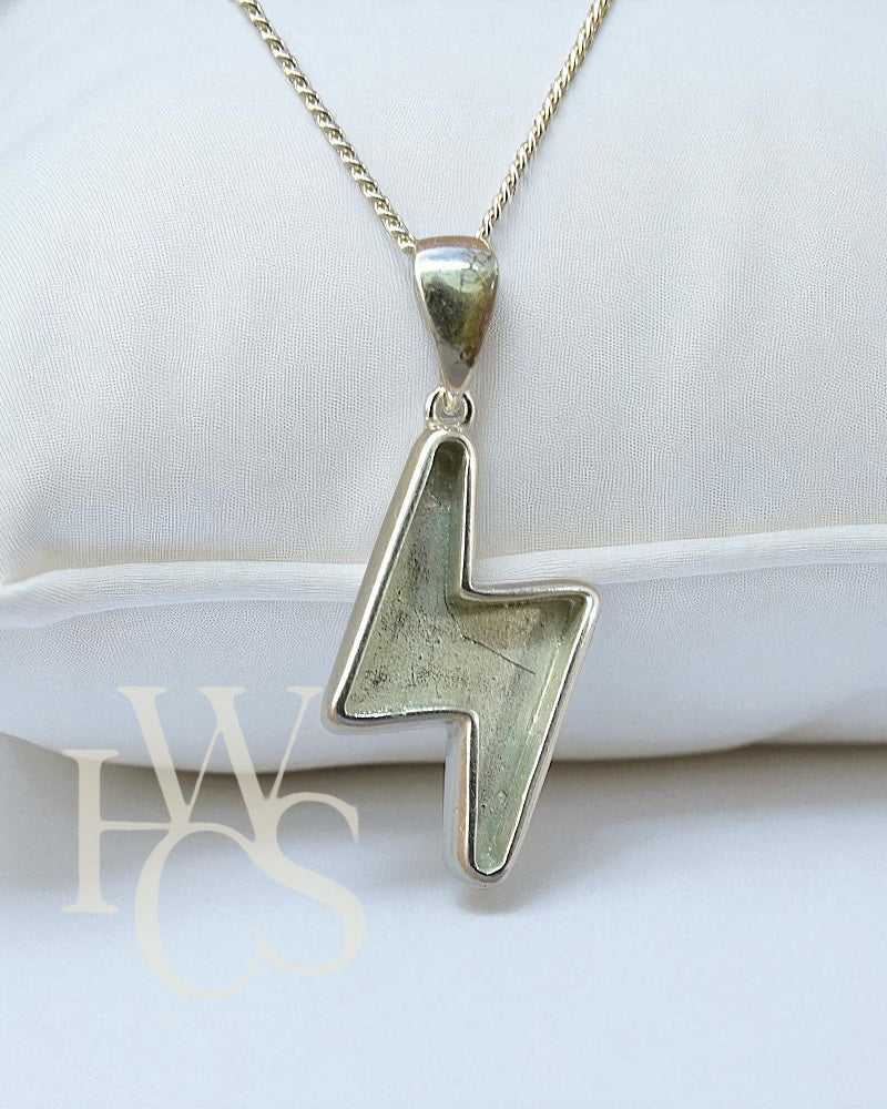 ❤️ Lightning Pendant - Solid 925 Silver