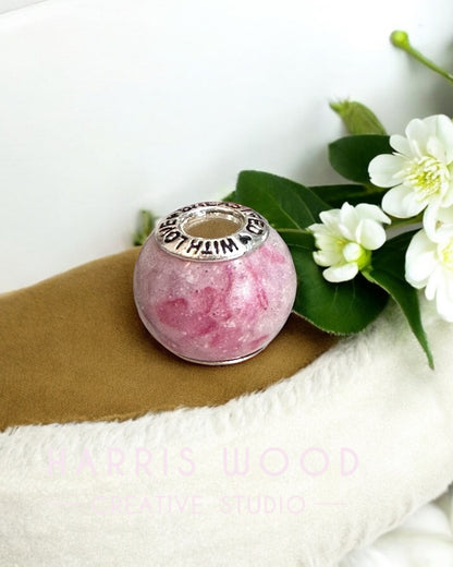 CHARM BEADS - BREASTFED WITH LOVE (pre-engraved)