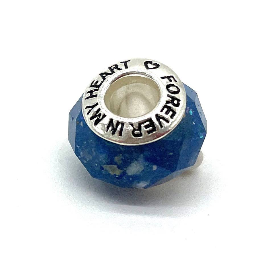 CHARM BEADS - FOREVER IN MY HEART (pre-engraved)
