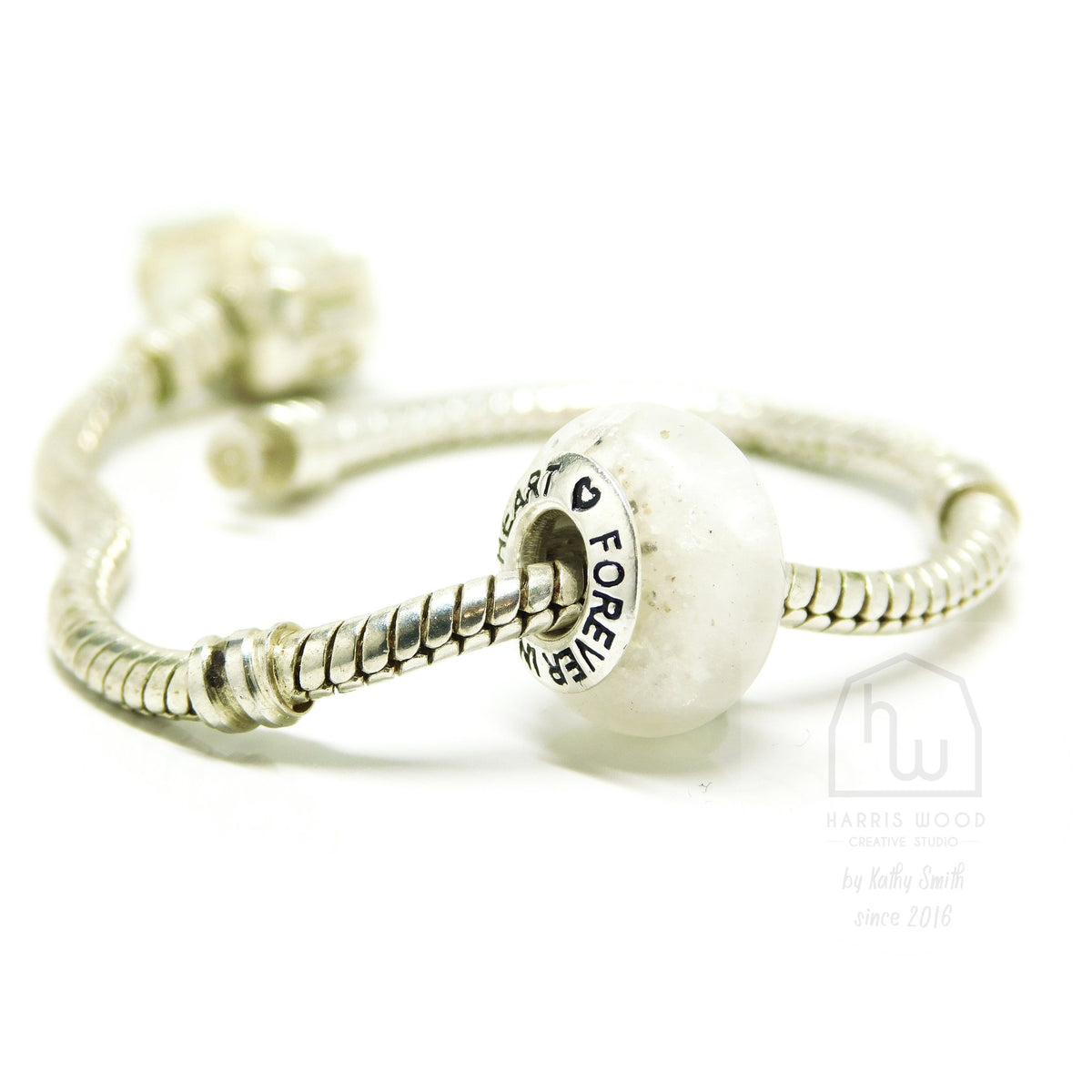 🍀 CHARM BEADS - FOREVER IN MY HEART (pre-engraved)
