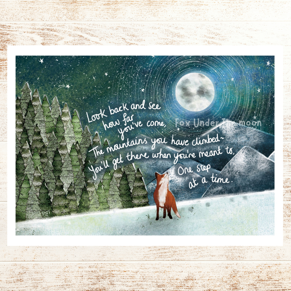 Mountains - A4 Art Print