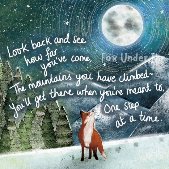 Mountains - A4 Art Print