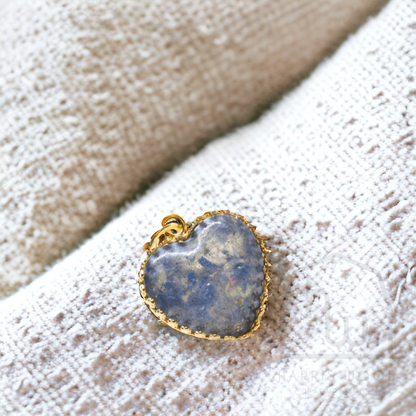 Gold Vermeil Silver Heritage Heart Pendants