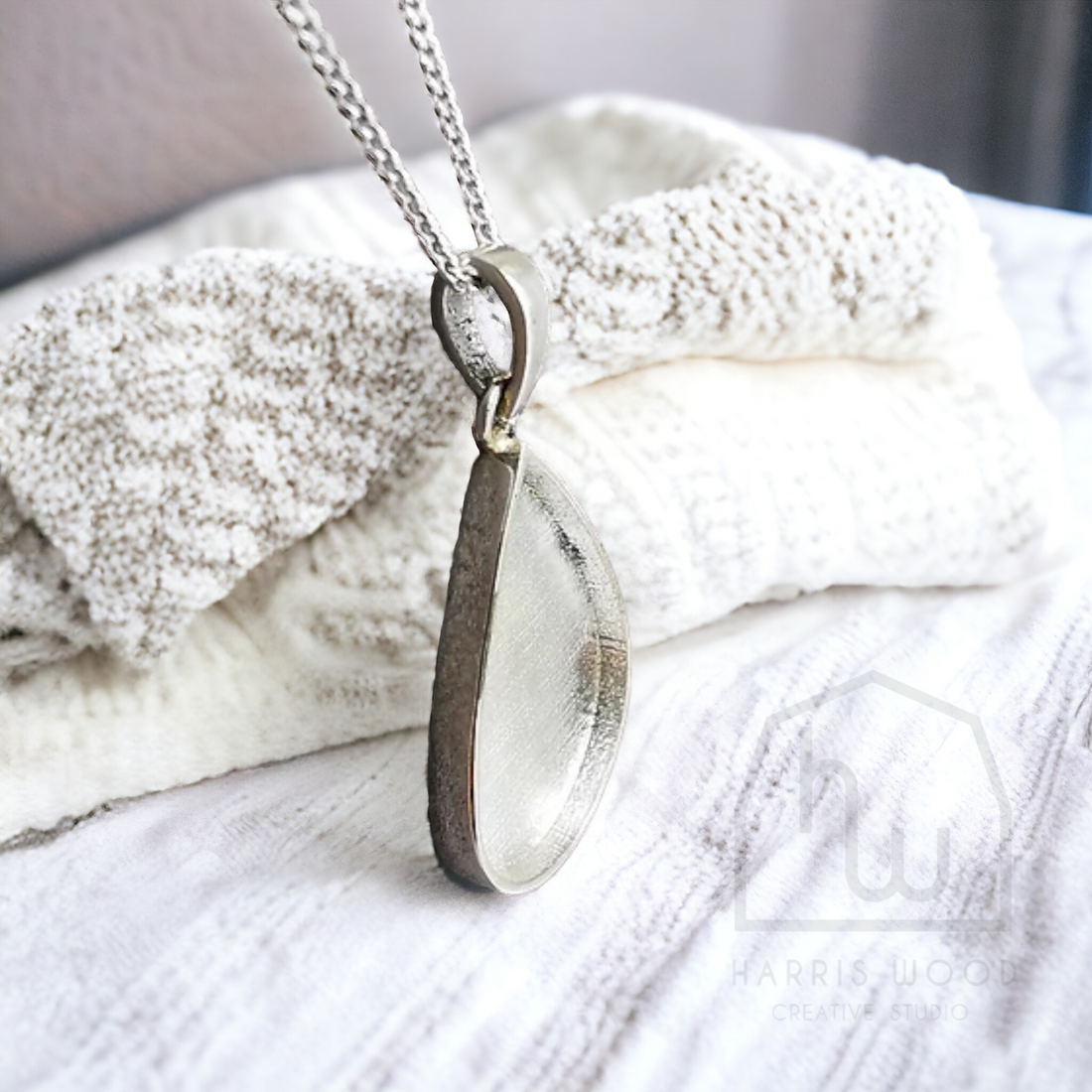 TEARDROP PENDANT LARGE (ORIGINAL) - SOLID 925 SILVER