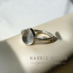 Larkspur Ring - SOLID SILVER