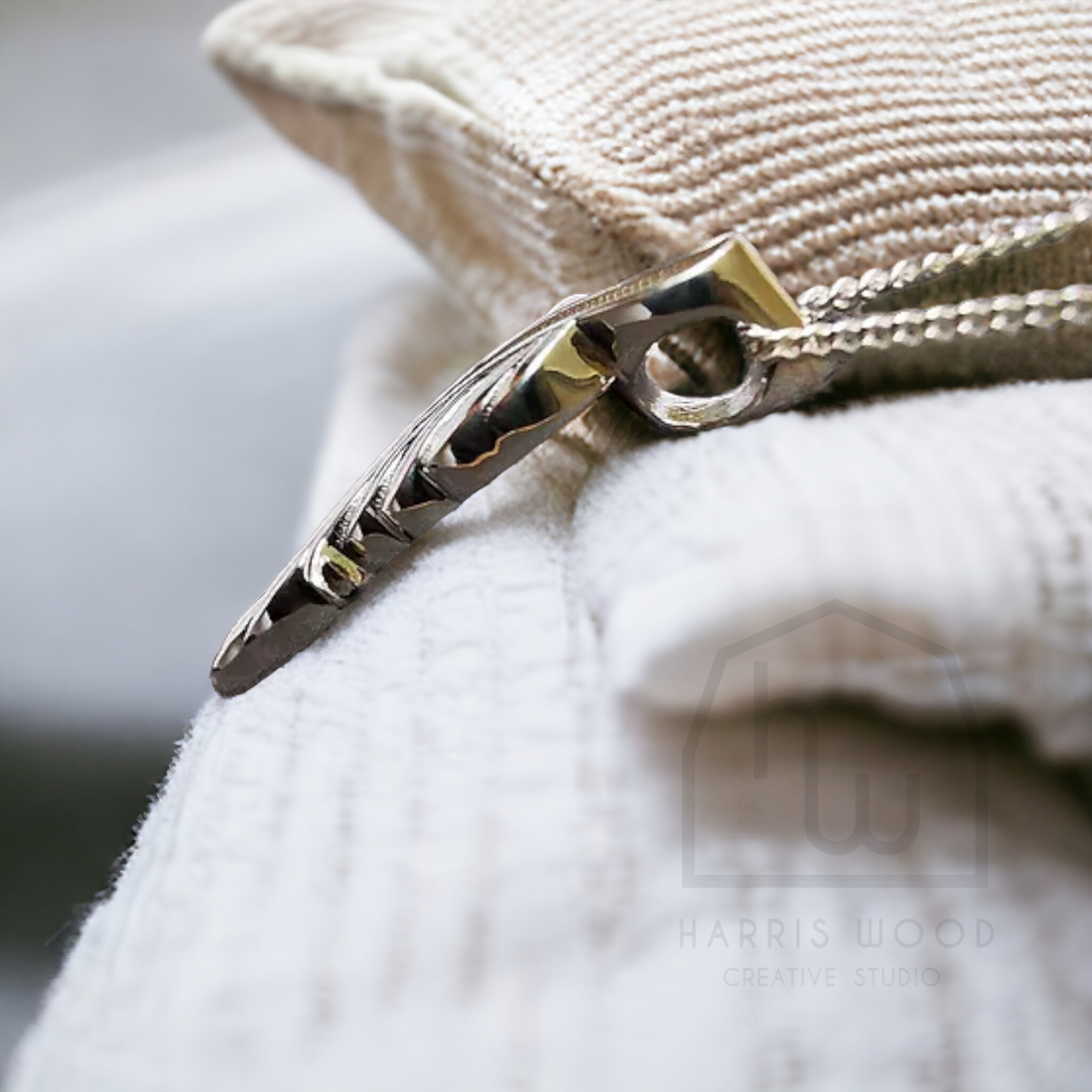 FEATHER PENDANT - SOLID 925 SILVER