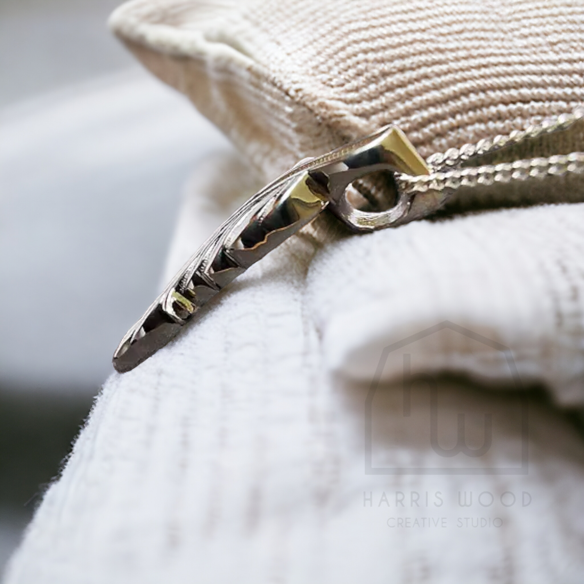 🌿FEATHER PENDANT - SOLID 925 SILVER