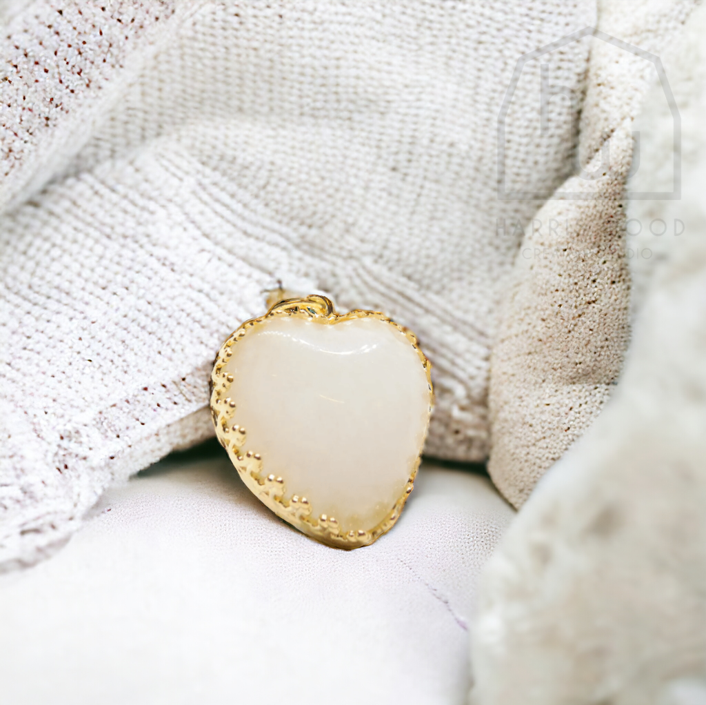 Gold Vermeil Silver Heritage Heart Pendants