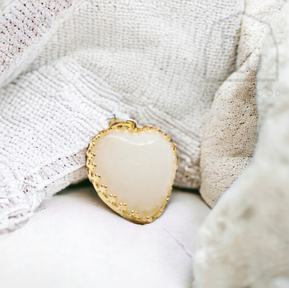 Gold Vermeil Silver Heritage Heart Pendants