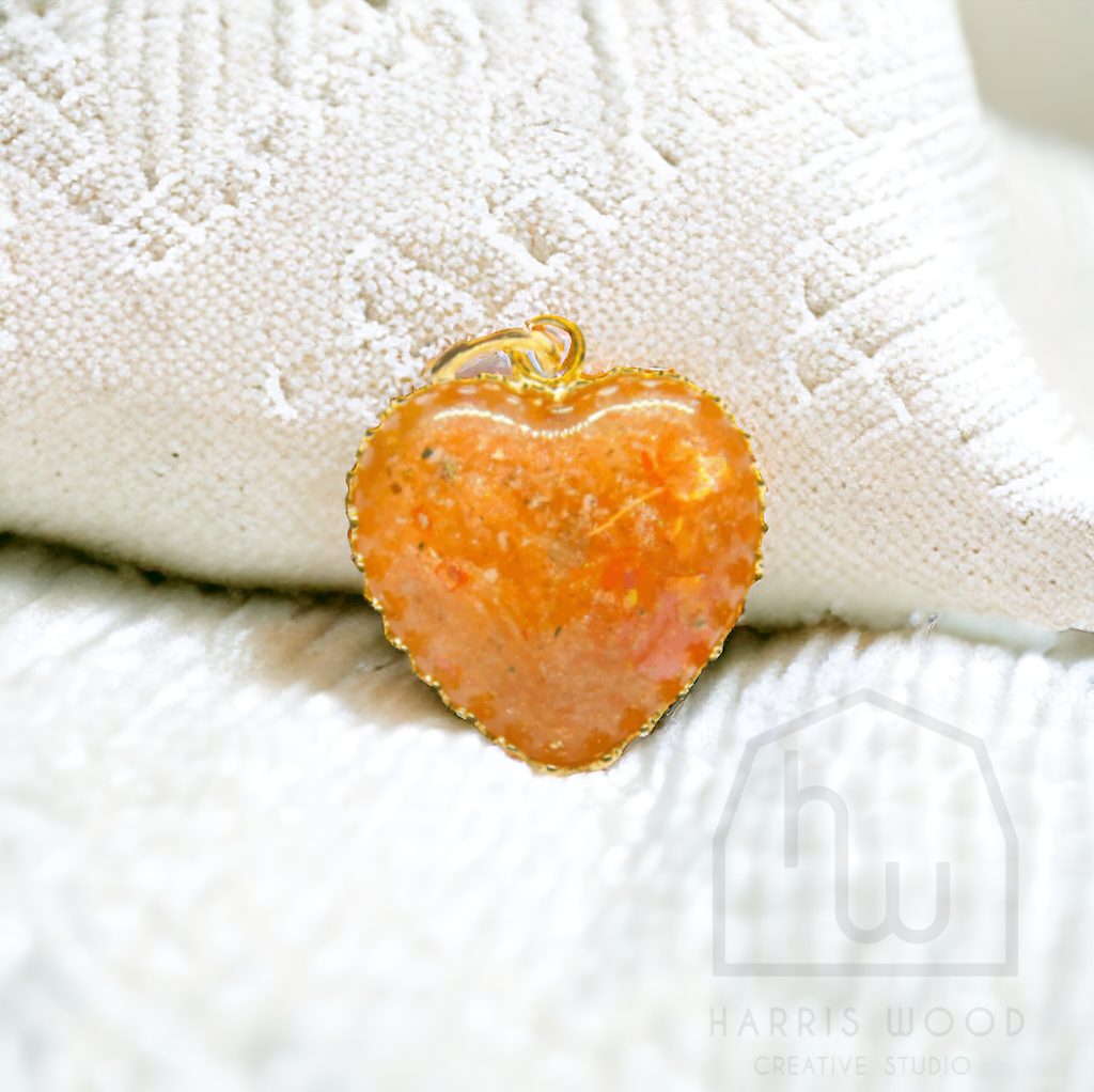 Gold Vermeil Silver Heritage Heart Pendants