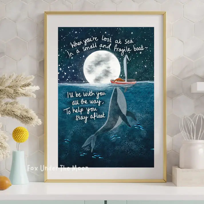 Stay Afloat - A4 Art Print