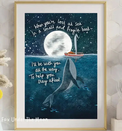 Stay Afloat - A4 Art Print