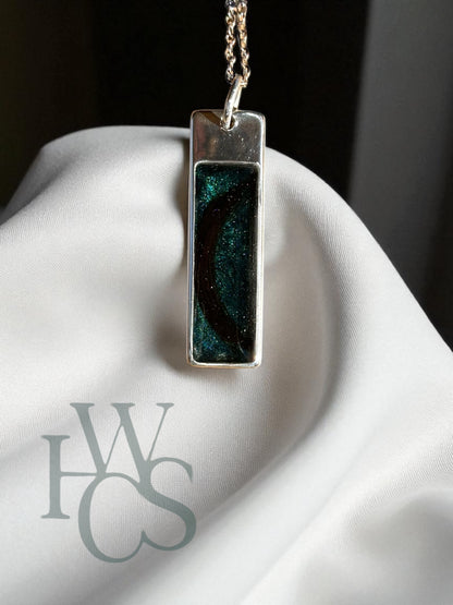 Rectangle Pendant - SOLID 925 SILVER