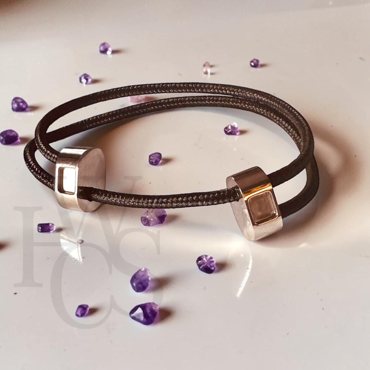 💙Stainless Steel &amp; Cord Memorial Bracelet  - ON SALE!
