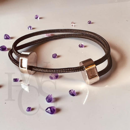 💙Stainless Steel &amp; Cord Memorial Bracelet  - ON SALE!
