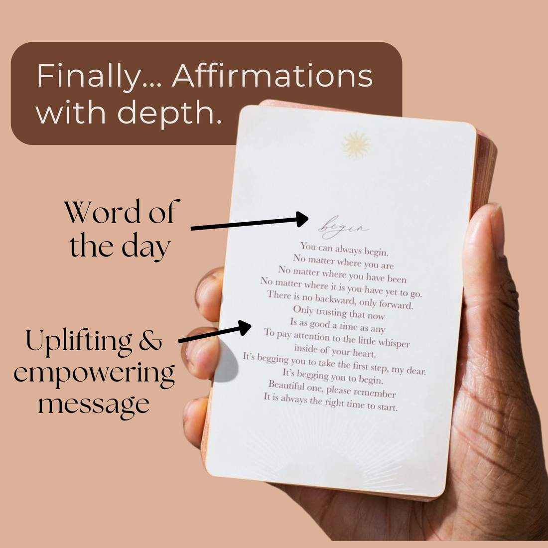 Soulful Affirmation Cards - 36 Card Deck