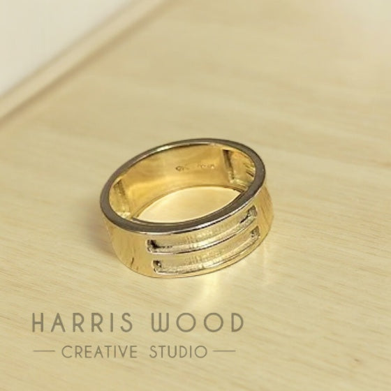 Tatum Channel Ring - Solid GOLD