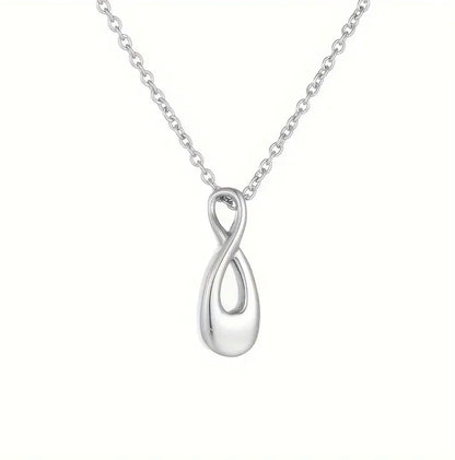 Infinity Style Urn Pendant and Chain