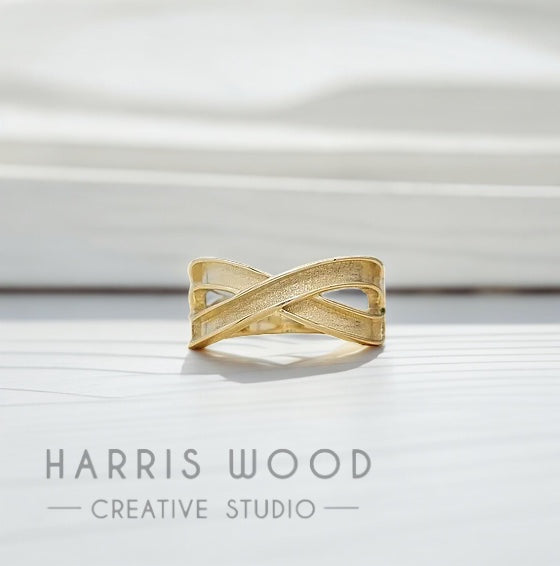 Plain Infinity Ring SOLID GOLD