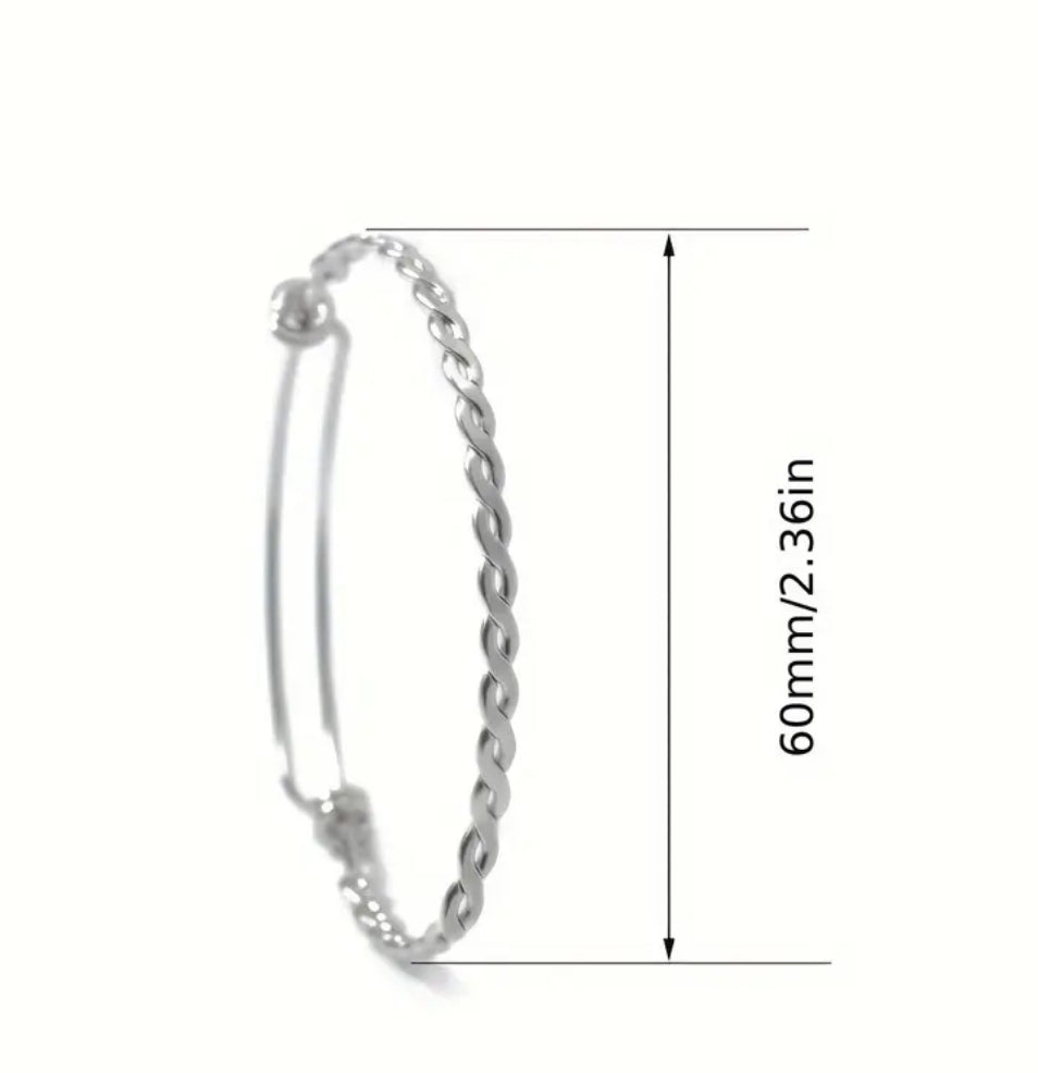 🫶🏻Stainless Steel Expandable Bangle for Memorial Charms