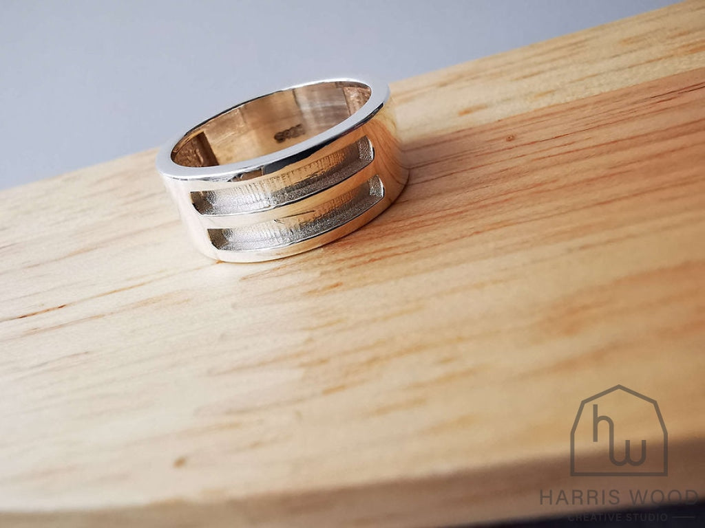 7Mm Half Double Channel Ring