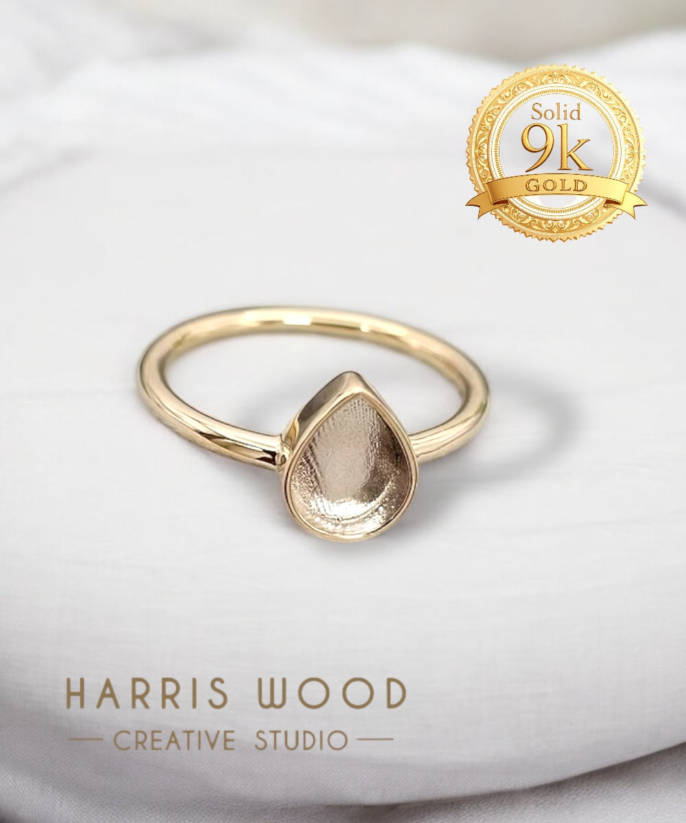 Larkspur Ring - 9K SOLID GOLD