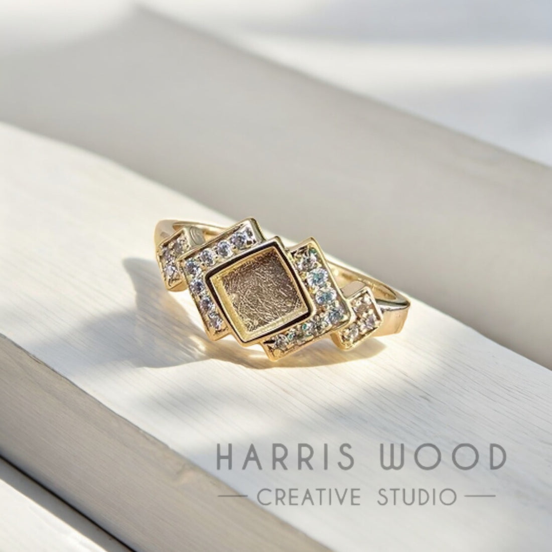 Zenithia CZ Ring- 9ct Solid GOLD