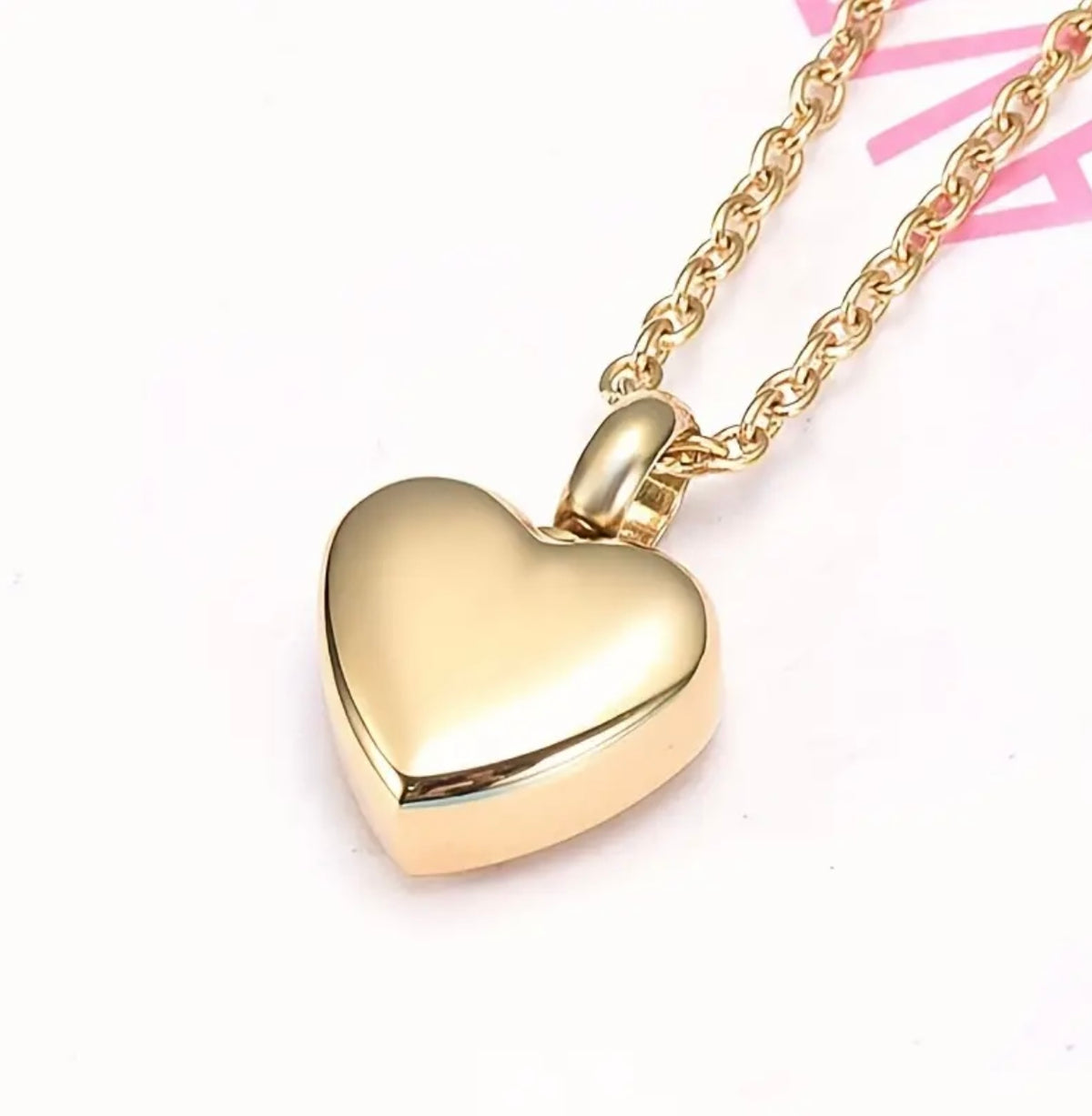 🫶🏻Mini Heart Urn Pendant and Chain