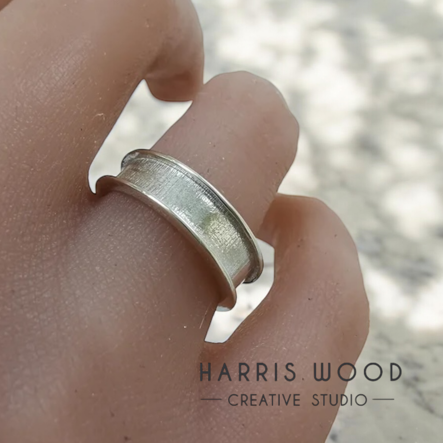 6mm Channel Ring Solid SILVER