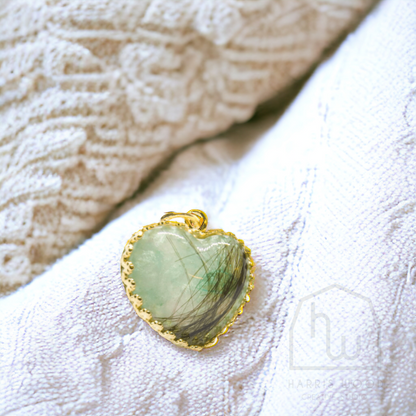 Gold Vermeil Silver Heritage Heart Pendants