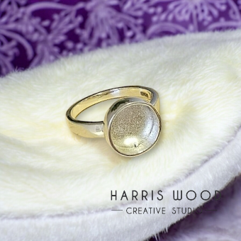 ❤️ Neptune Ring Thick Trim Bezel - SOLID SILVER