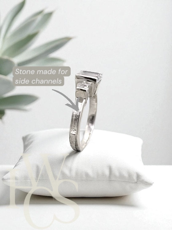 Emerald City CZ Ring - SOLID SILVER