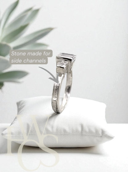 Emerald City CZ Ring - SOLID SILVER