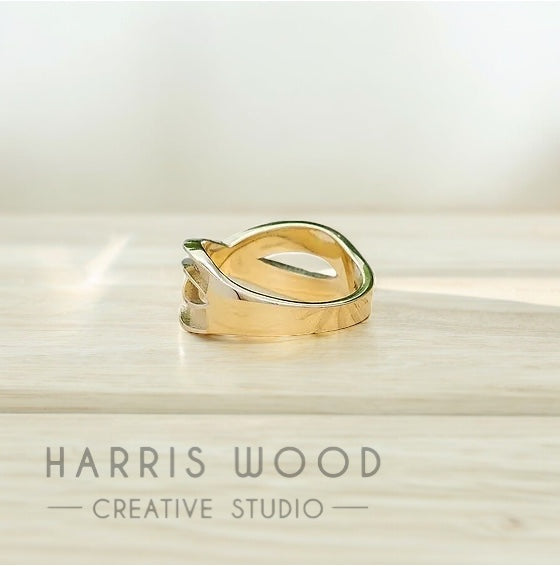 Plain Infinity Ring SOLID GOLD