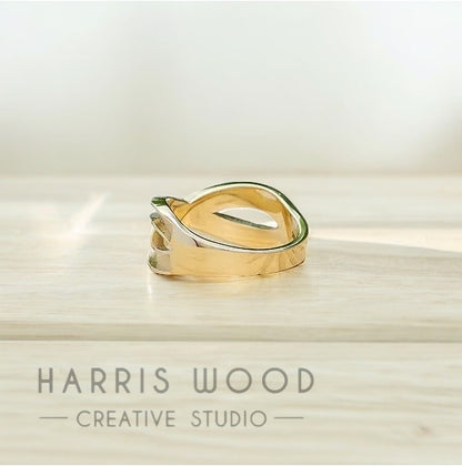 Plain Infinity Ring SOLID GOLD