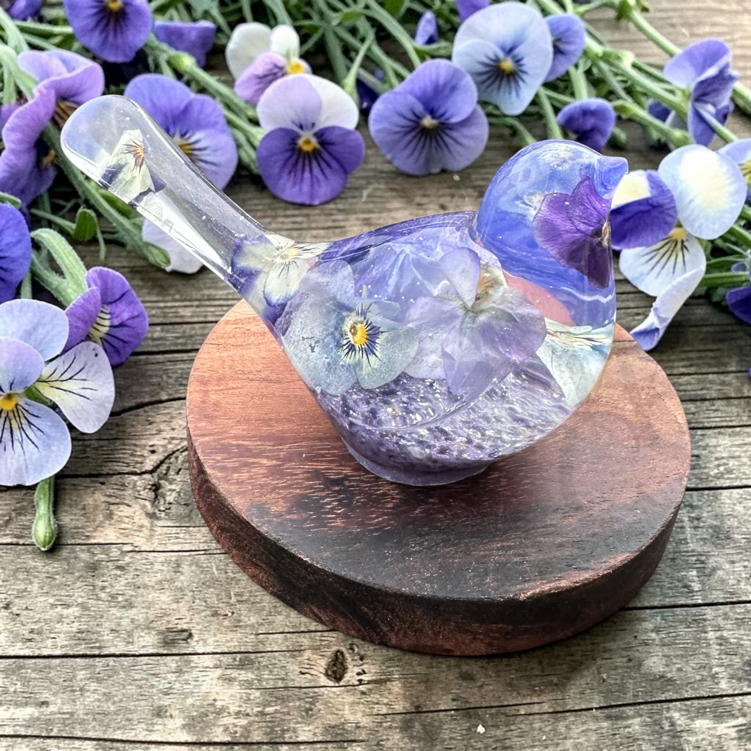 Resin Memorial Birds