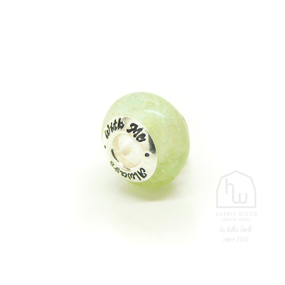 🍀 CHARM BEADS - ALWAYS WITH ME (pre-engraved)
