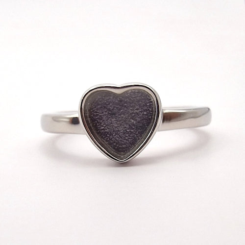 Simple Heart Ring Stainless Steel